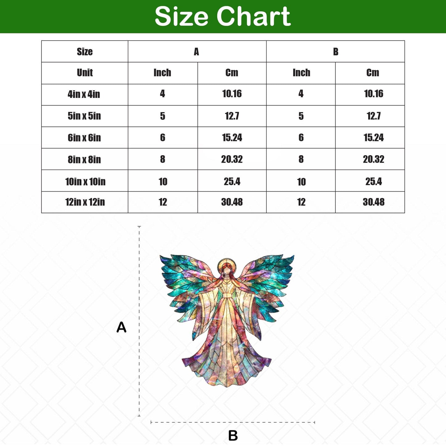 Angel Acrylic Suncatcher, Stained Glass Style Window Hanging Ornament, Spiritual Guardian Angel Decor Gift For Christmas And Home Blessing
