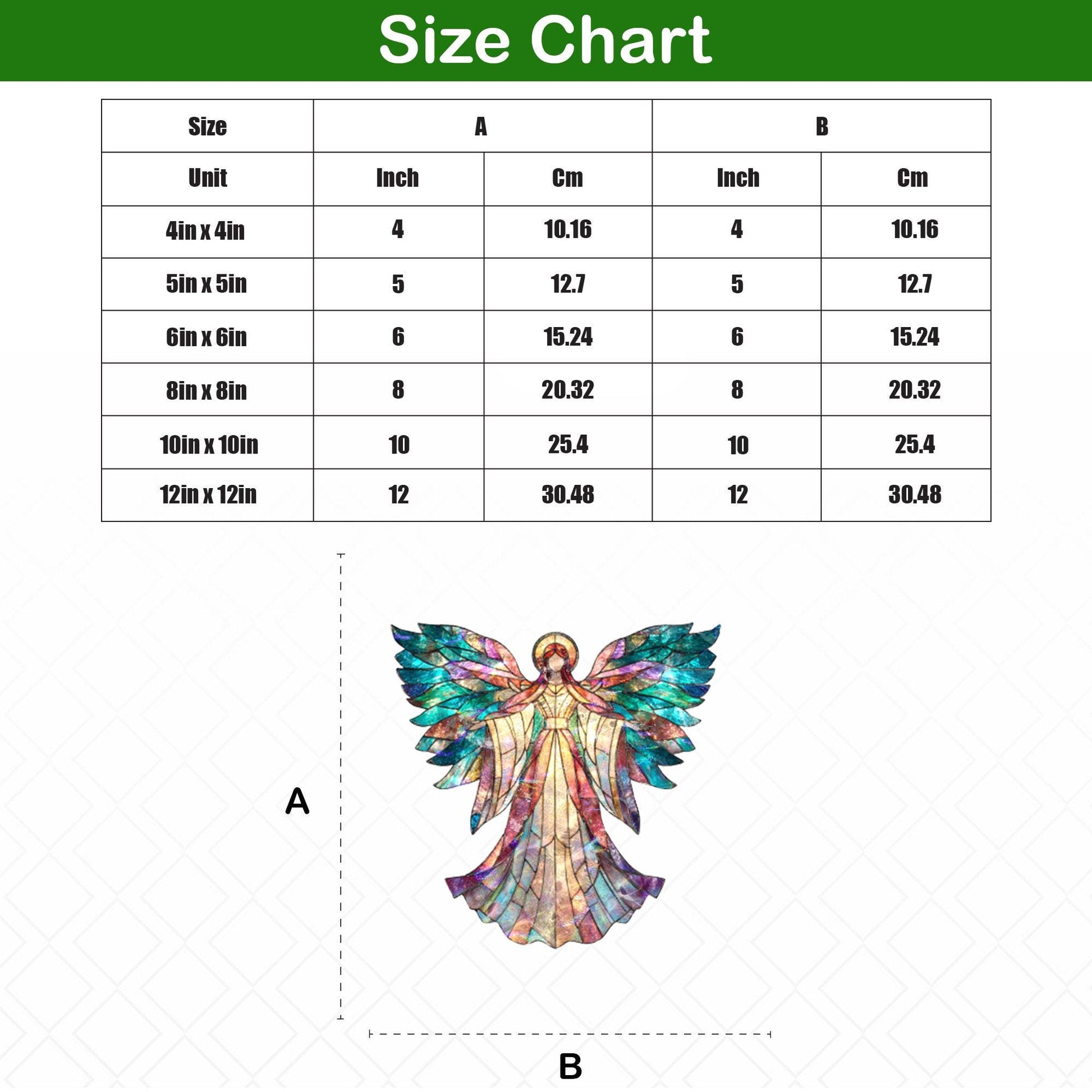 Angel Acrylic Suncatcher, Stained Glass Style Window Hanging Ornament, Spiritual Guardian Angel Decor Gift For Christmas And Home Blessing