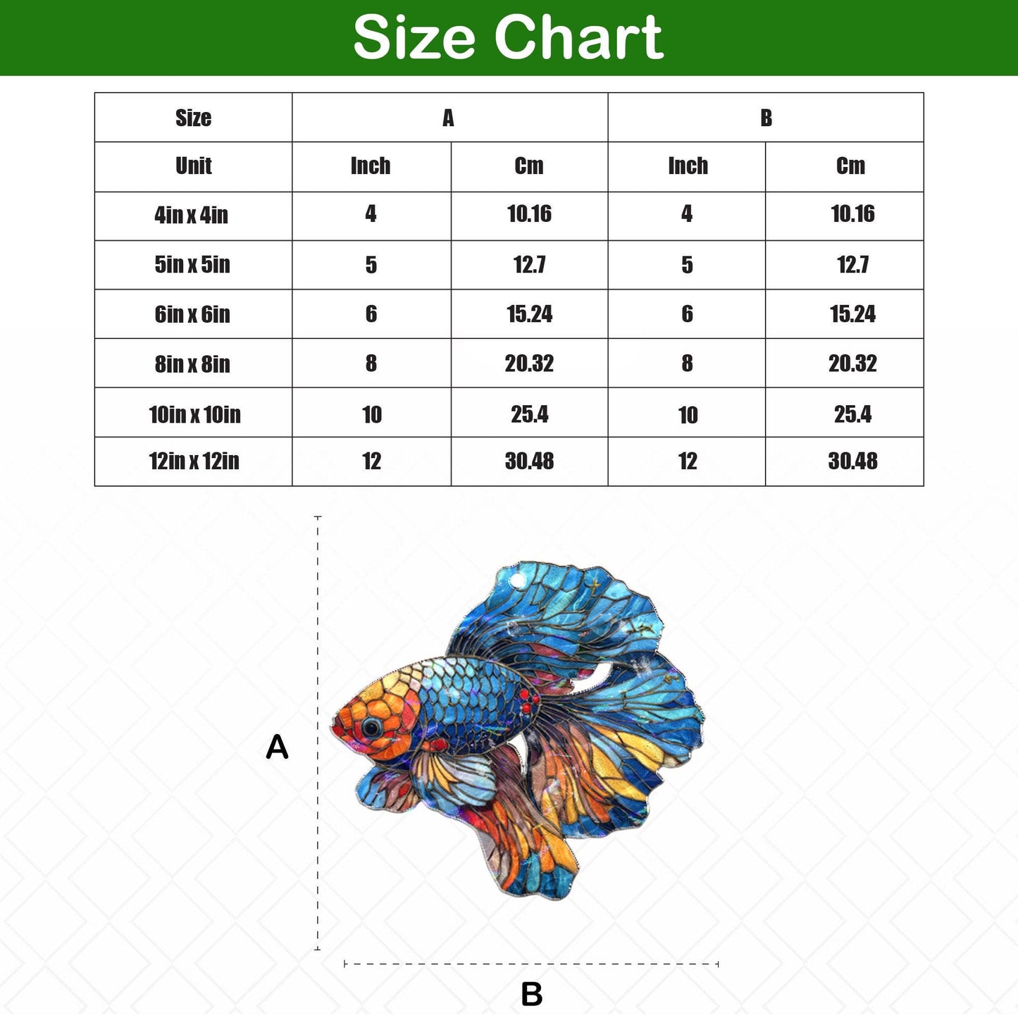 Betta Fish Acrylic Suncatcher, Colorful Siamese Fighting Fish Window Hanging, Stained Glass Style Aquatic Decor, Fish Lover Gift